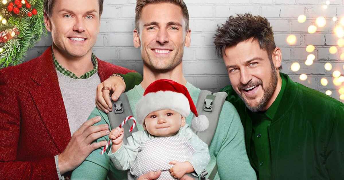 Trois hommes, Noël et un couffin