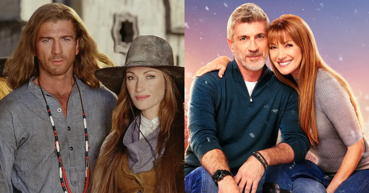 Joe Lando & Jane Seymour à un quart de siècle de différence